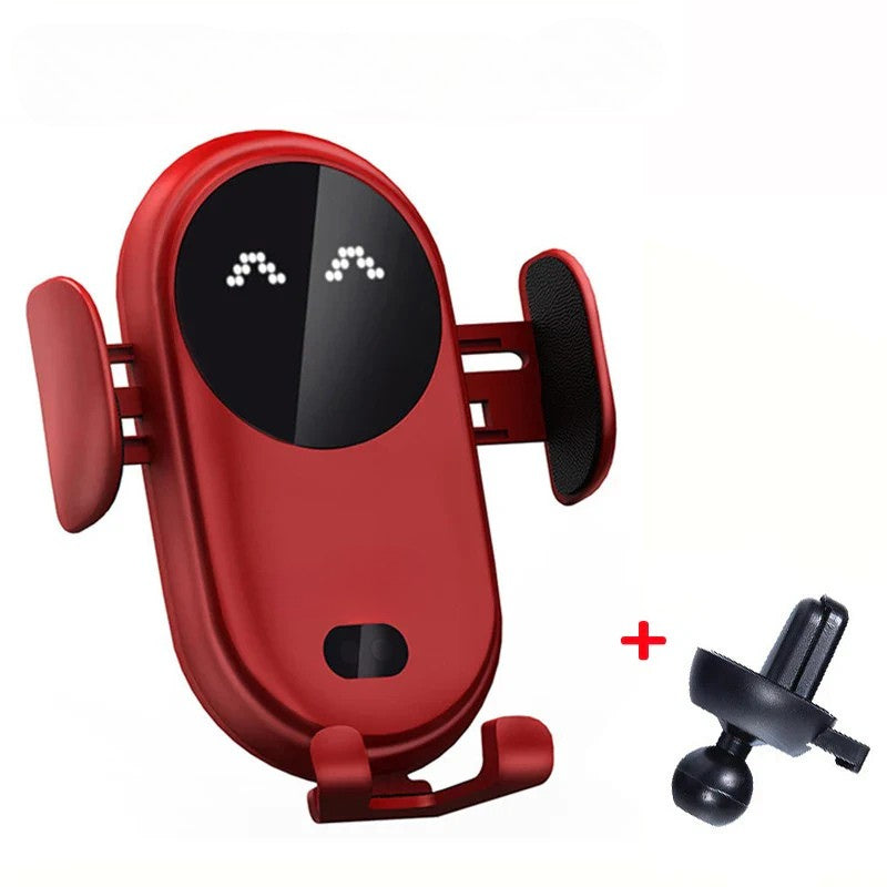 Support Voiture 30W avec Chargeur Sans Fil & Détection Auto