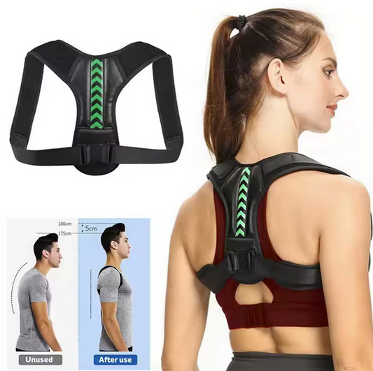 Correcteur de Posture Ajustable – Ceinture de Dos & Épaules Unisexe