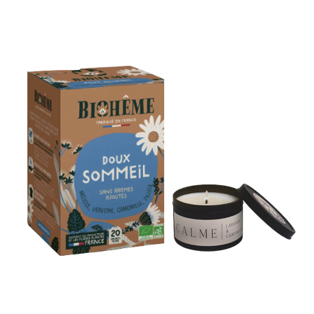 Coffret Détente – Tisane & Bougie parfumée