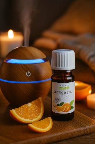 Huile Essentielle Bio Orange Douce 10ml – Diffuseur & Bien-être