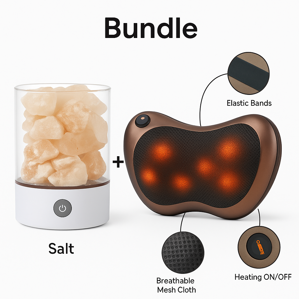 Pack Détente Suprême – Massage Classique ou Premium, Lampe & Huiles Essentielles