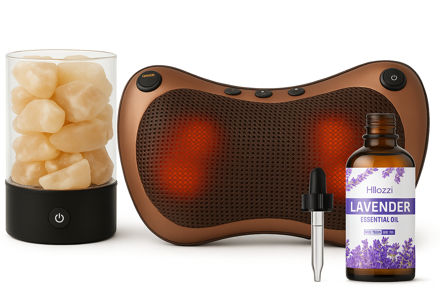 Pack Détente Suprême – Massage Classique ou Premium, Lampe & Huiles Essentielles