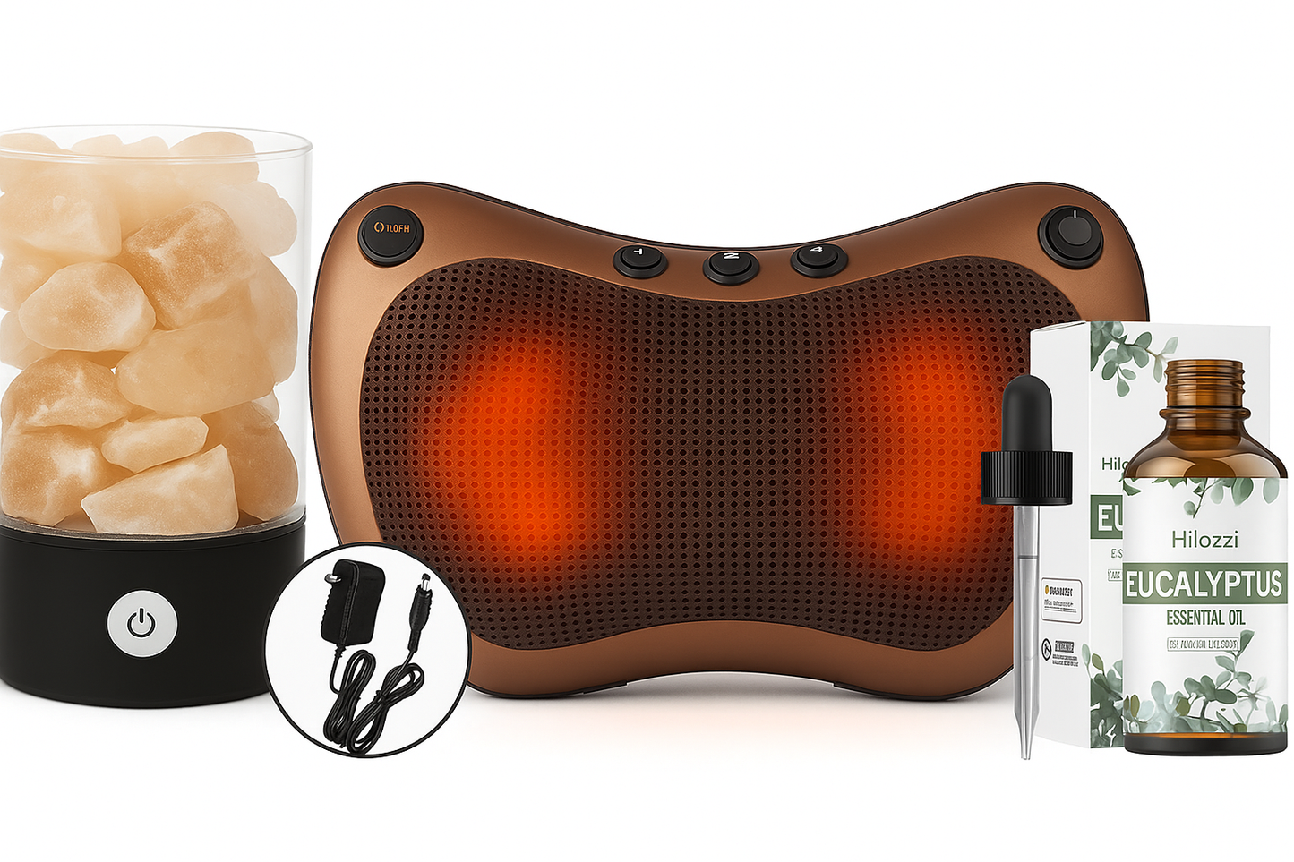 Pack Détente Suprême – Massage Classique ou Premium, Lampe & Huiles Essentielles