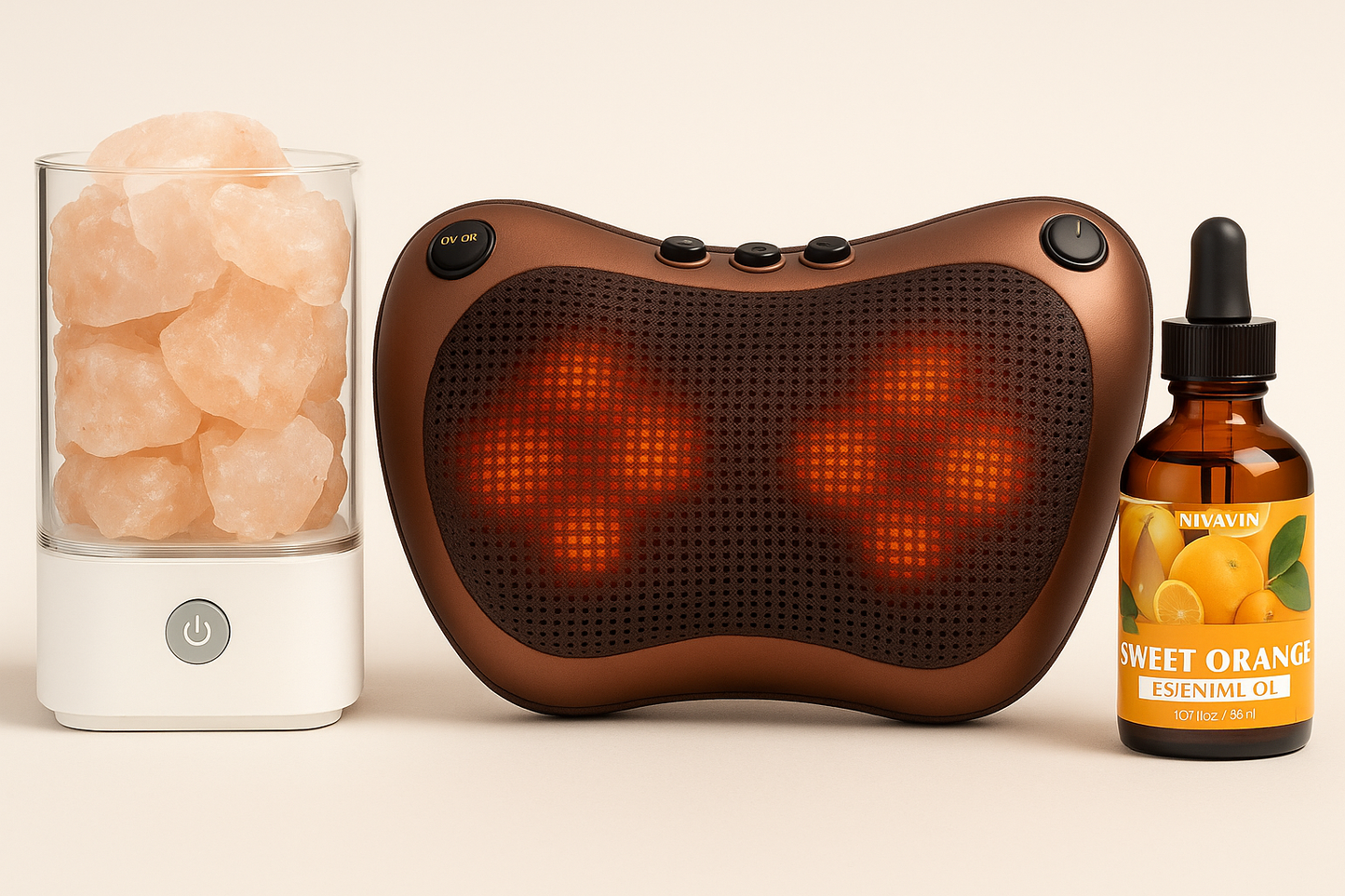 Pack Détente Suprême – Massage Classique ou Premium, Lampe & Huiles Essentielles