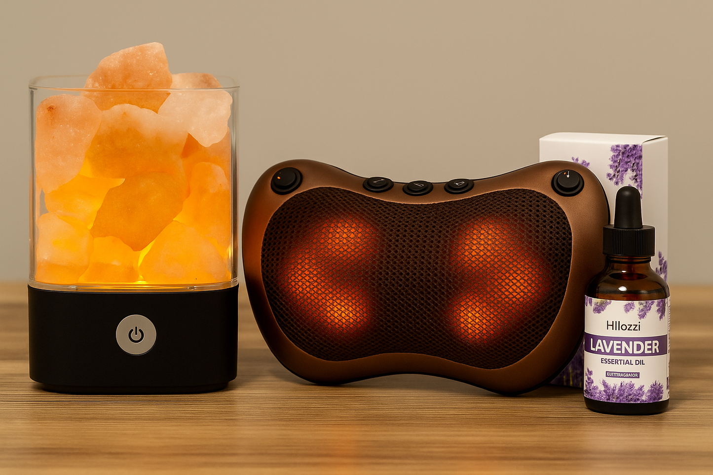 Pack Détente Suprême – Massage Classique ou Premium, Lampe & Huiles Essentielles