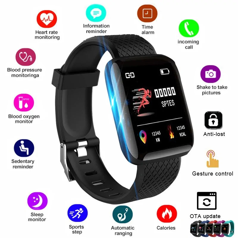 Montre Connectée Fitness – Suivi Santé & Activité