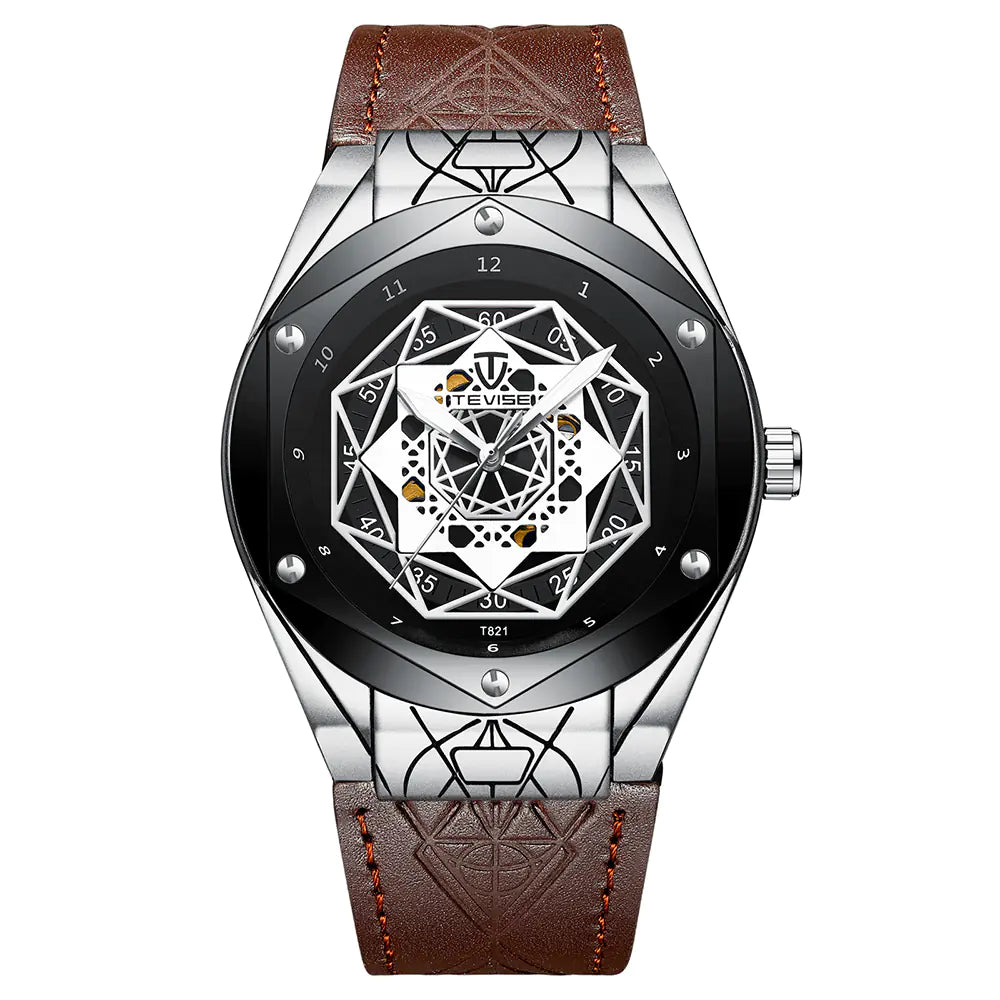 Montre Automatique Homme Tevise Spider – Étanche & Élégante