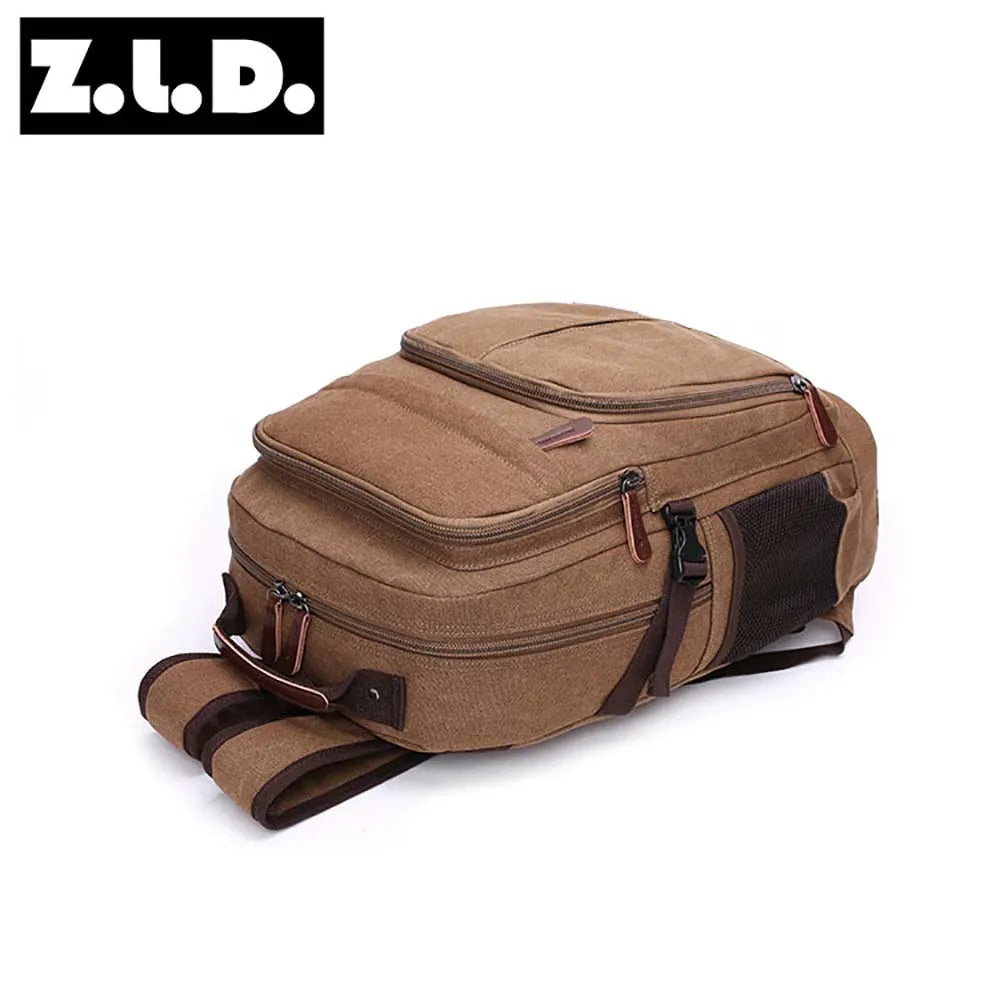 Sac à dos homme multifonction 20-35L canvas
