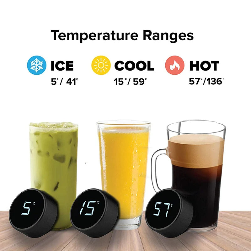 Gourde Isotherme Intelligente avec Affichage LCD