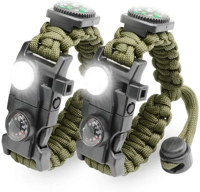 Bracelet Tactique 21-en-1 – Survie & Aventure