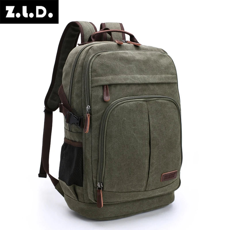 Sac à dos homme multifonction 20-35L canvas