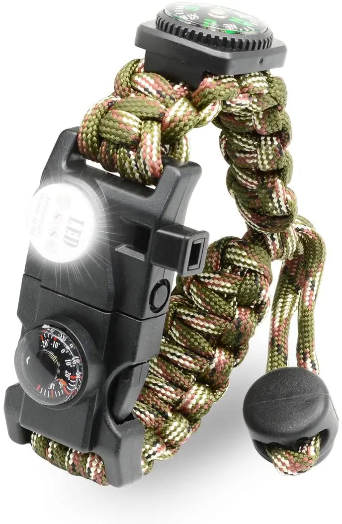 Bracelet Tactique 21-en-1 – Survie & Aventure