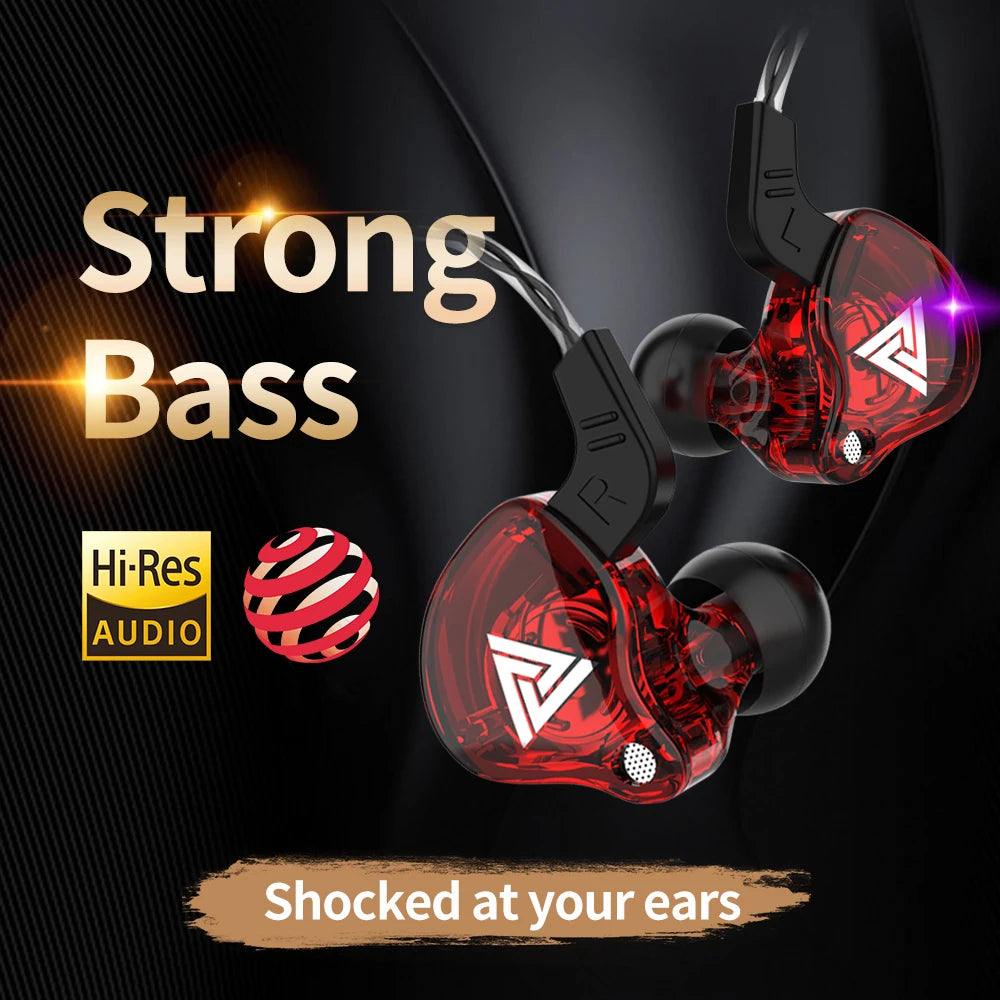 Écouteurs Filaire QKZ AK6 – Son HiFi, Micro & Basses Puissantes