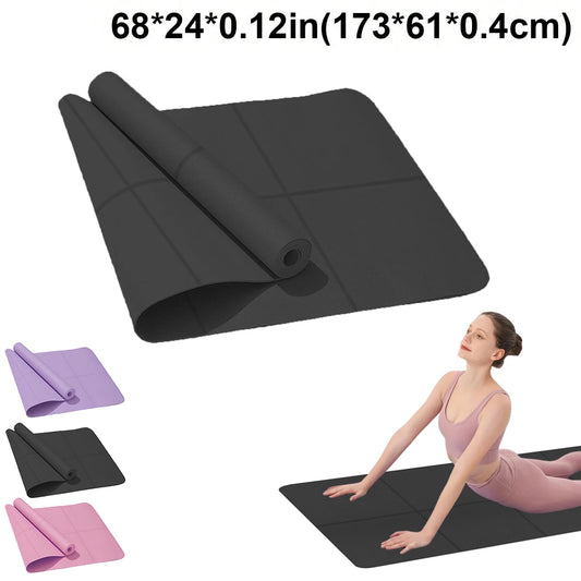 Tapis de Yoga EVA Antidérapant – Confort 4 mm pour Sport & Fitness