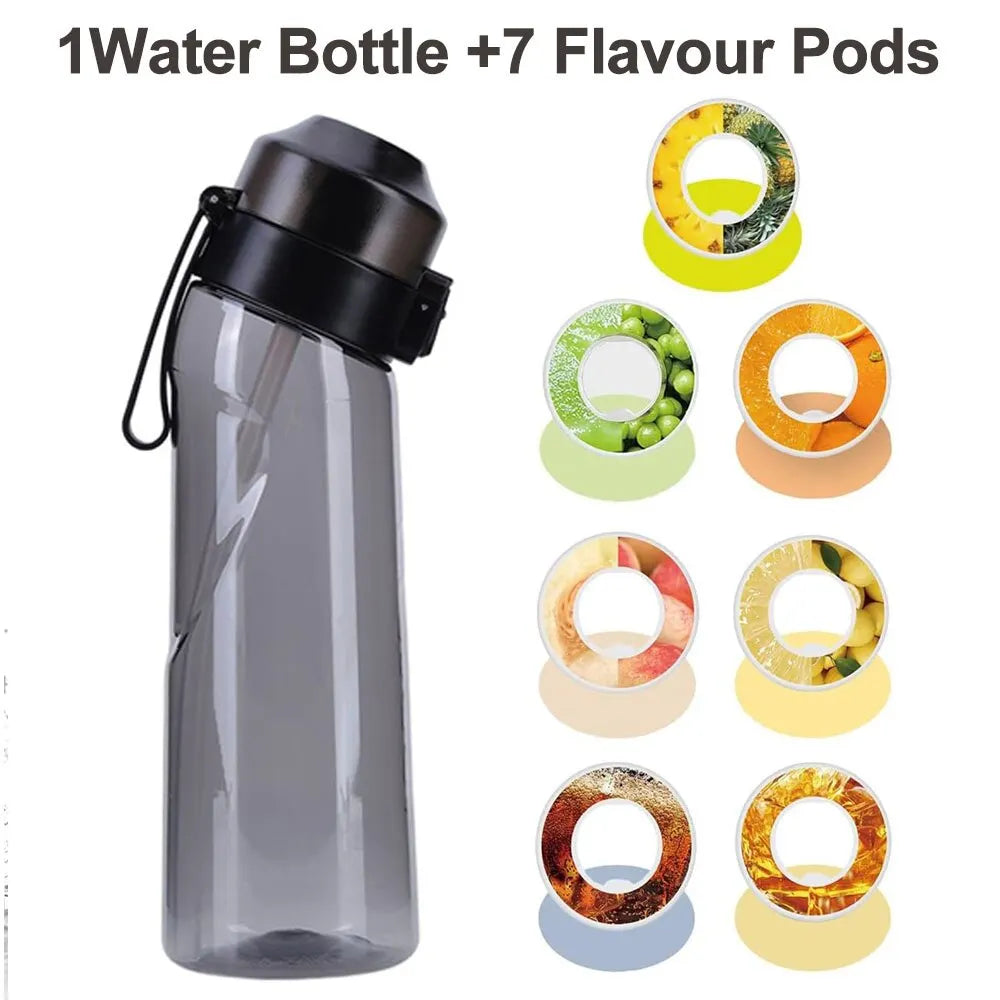 Gourde Aromatisée 650ml – 7 Capsules de Fruits & Sans BPA
