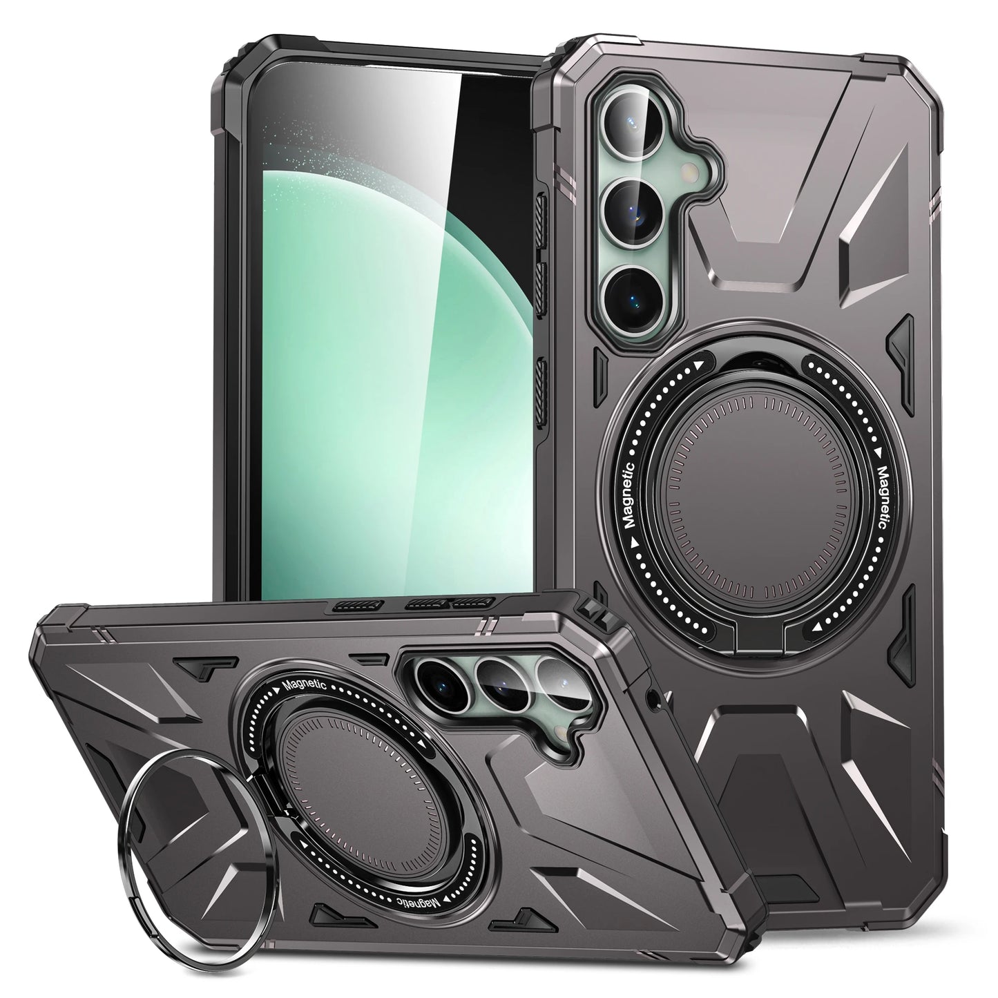 Coque Samsung A14 A15 A34 A54 avec Anneau Magnétique