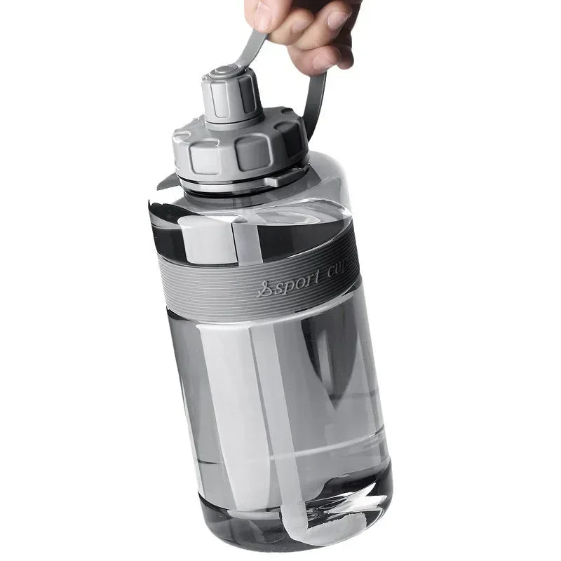 Gourde 2L avec Paille – Grande Capacité École & Sport | Eco-Friendly