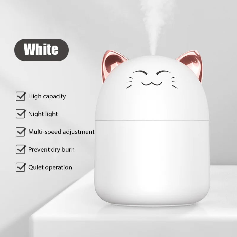 Mini Humidificateur USB 250ML – Brume & Arômes