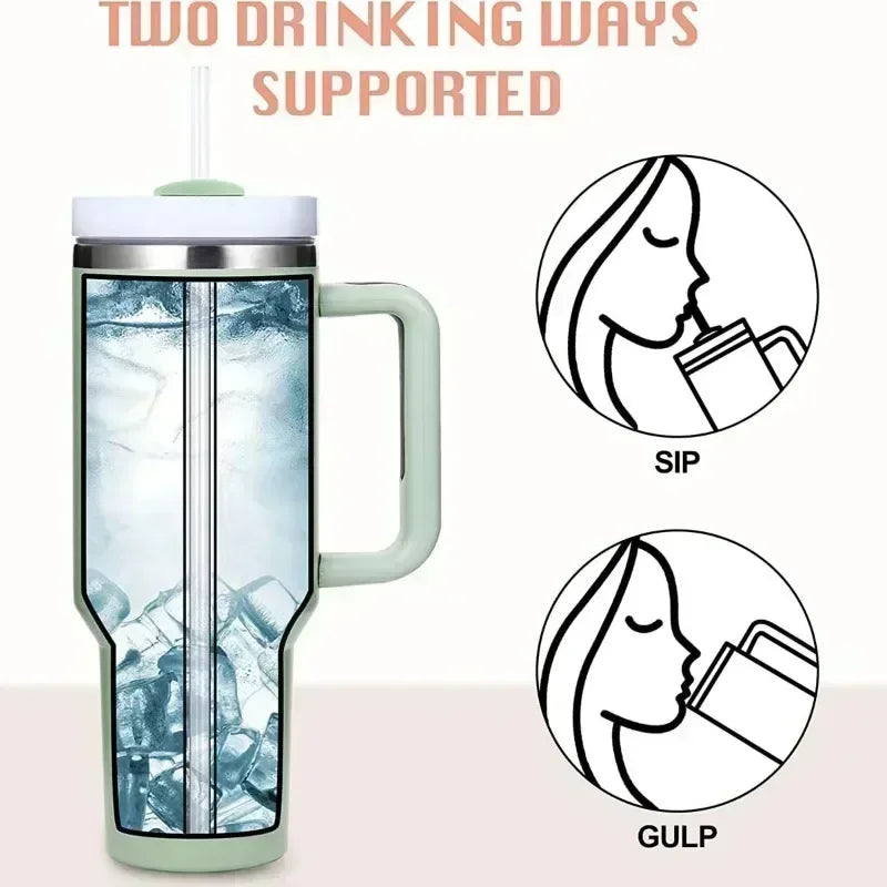 Gobelet Isotherme 40oz Inox 304 – Élégant & Personnalisable