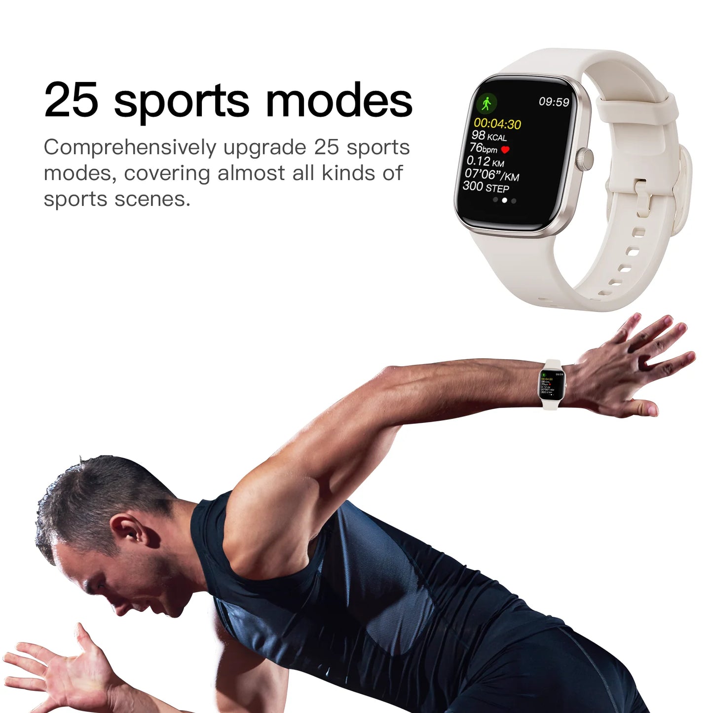 Montre Connectée EFFEOKKI – Élégante & Compatible iOS/Android