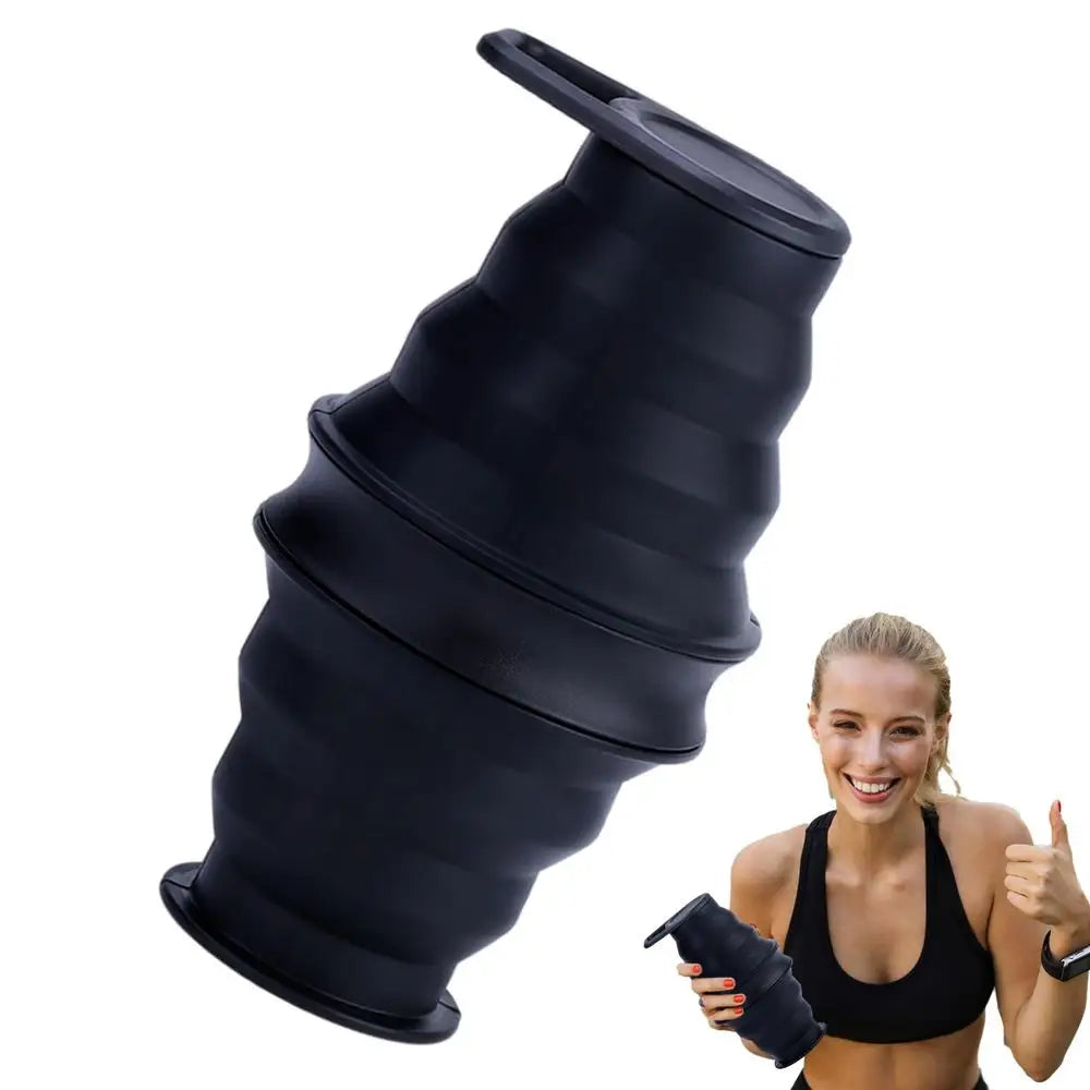 Gourde Pliable en Silicone – 500ml, Réutilisable & Anti-Fuite