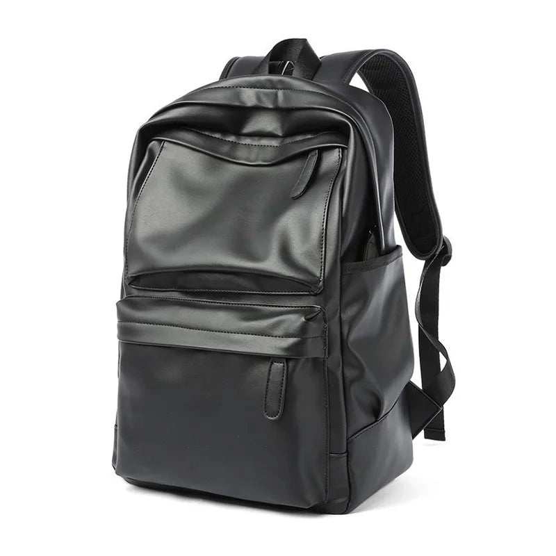 Sac à dos homme cuir PU étanche 14"