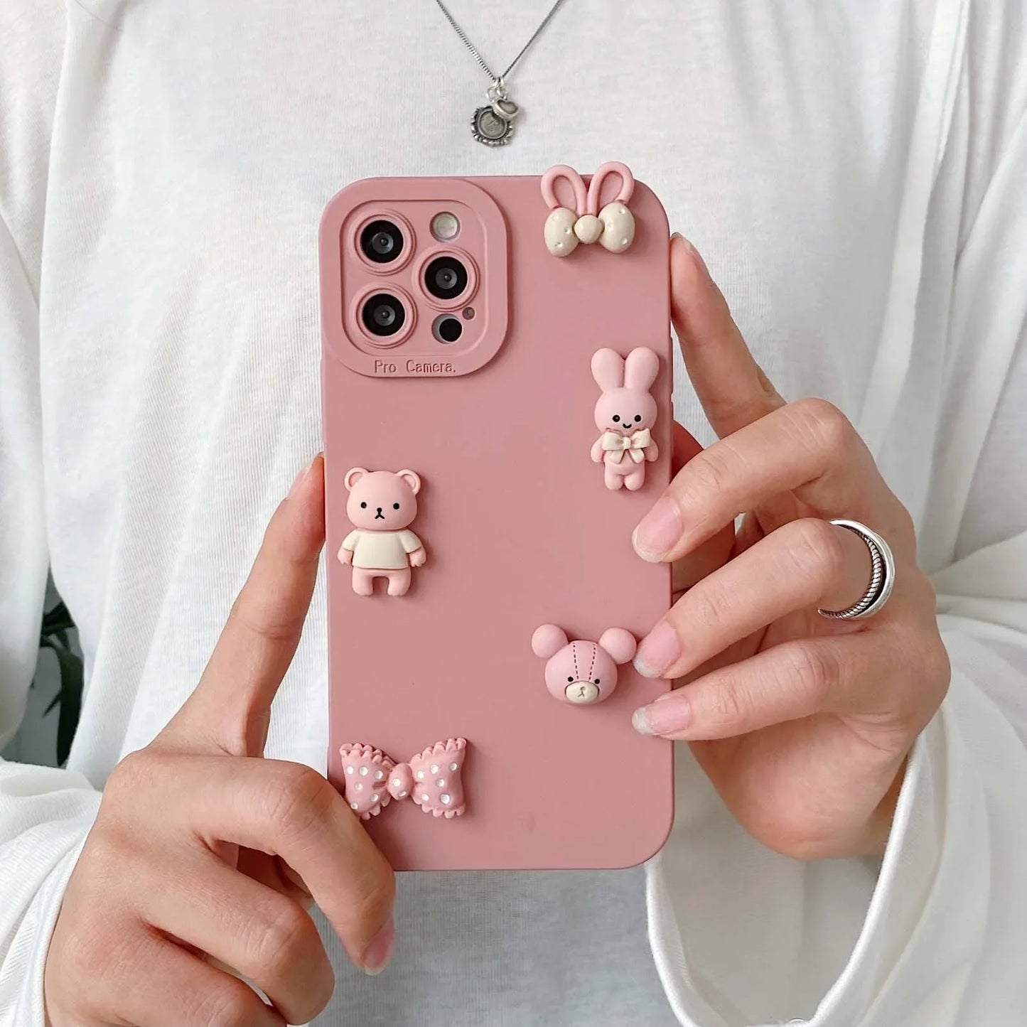 Coque Oursons Mignonne – iPhone 13 à 15 Pro Max
