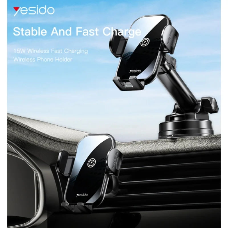 Support voiture Yesido – Charge sans fil rapide