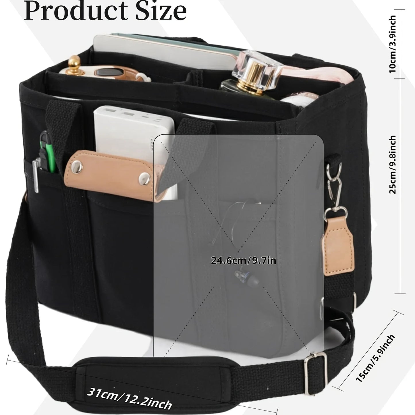 Sac Tote Femme Multi-Poches