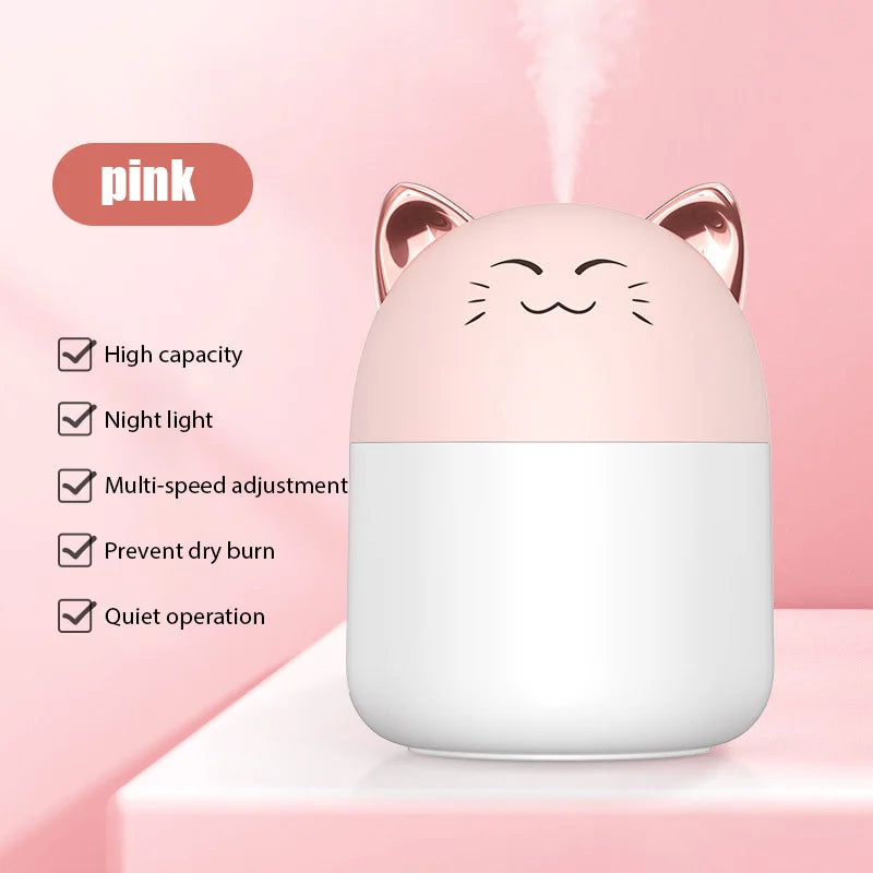 Mini Humidificateur USB 250ML – Brume & Arômes