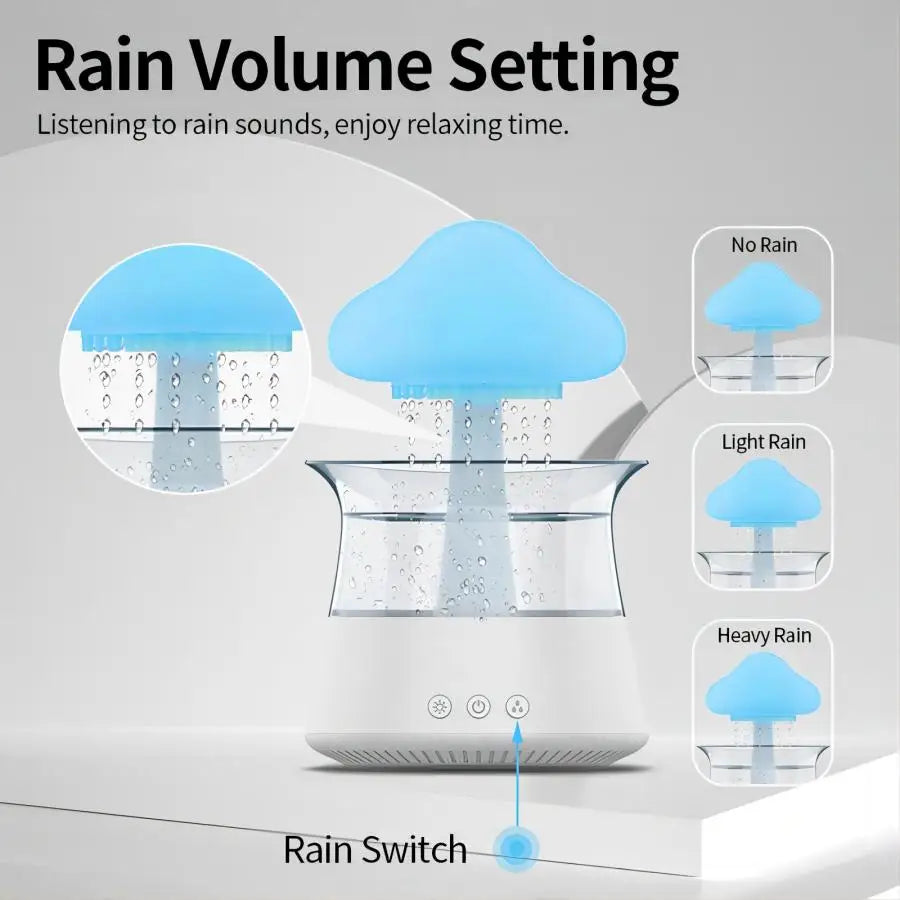 Diffuseur Nuage Relaxant – Pluie & Lumière Apaisante
