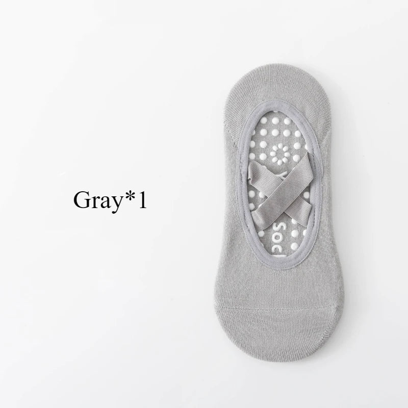 Chaussettes Antidérapantes Femme – Yoga, Pilates & Fitness