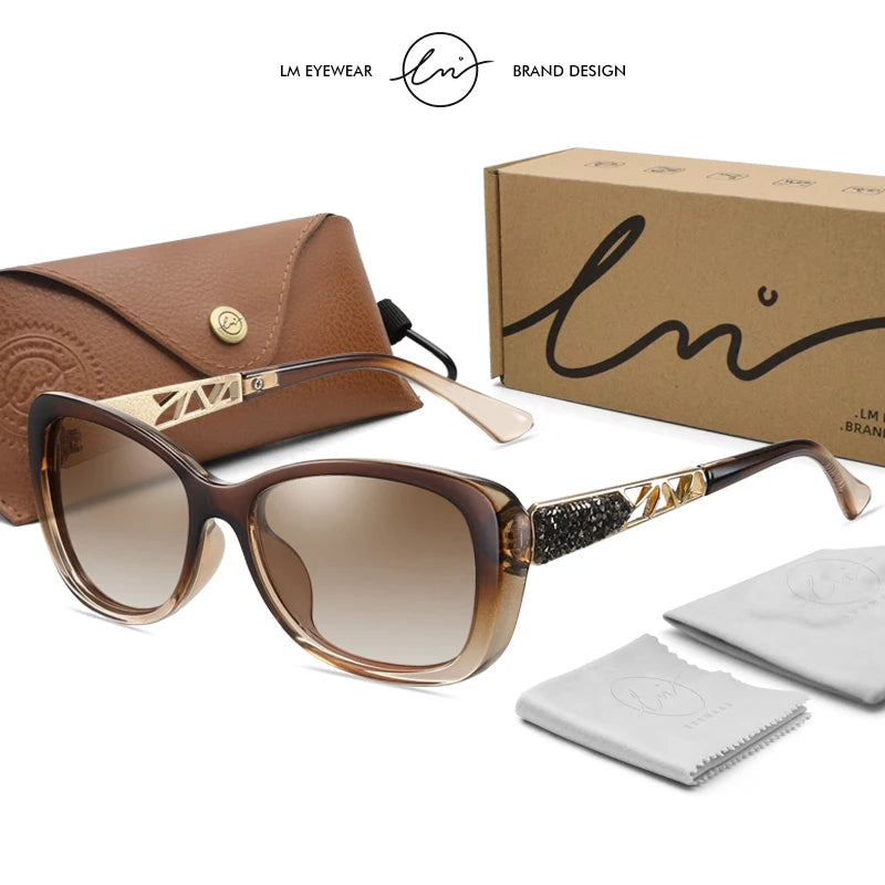 Lunettes de Soleil Femme LM | Polarisées UV400 Dégradées