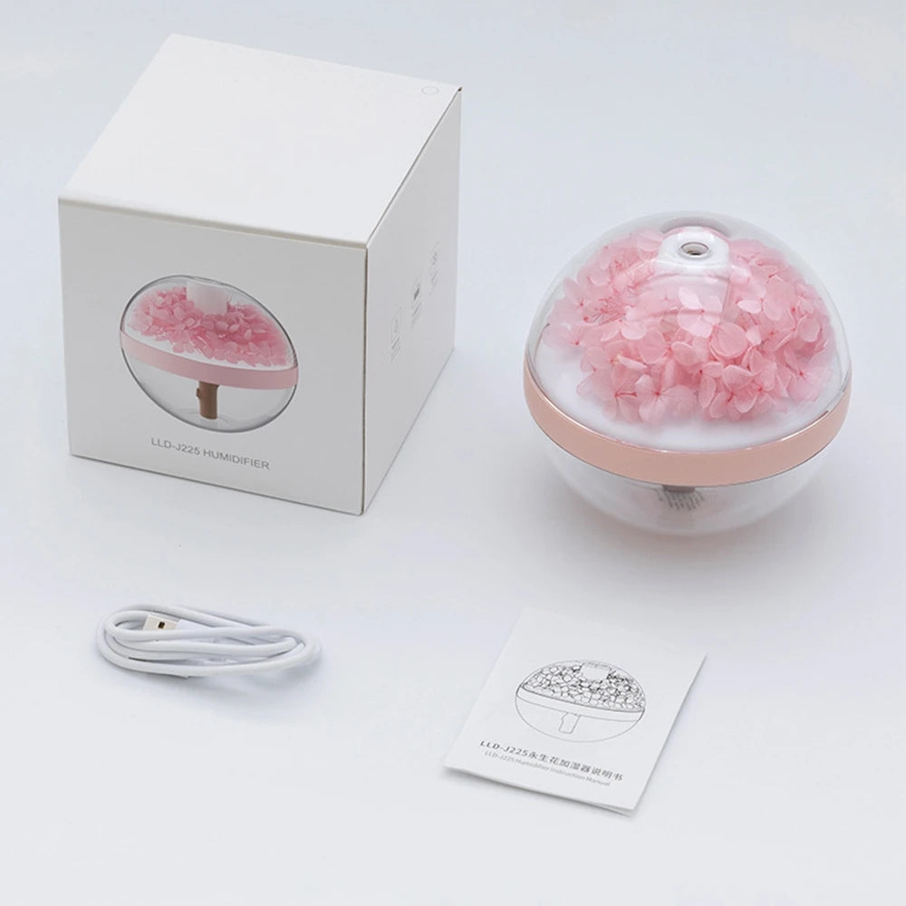 Diffuseur Floral Ultrasonique – Ambiance Zen & Humidification Élégante