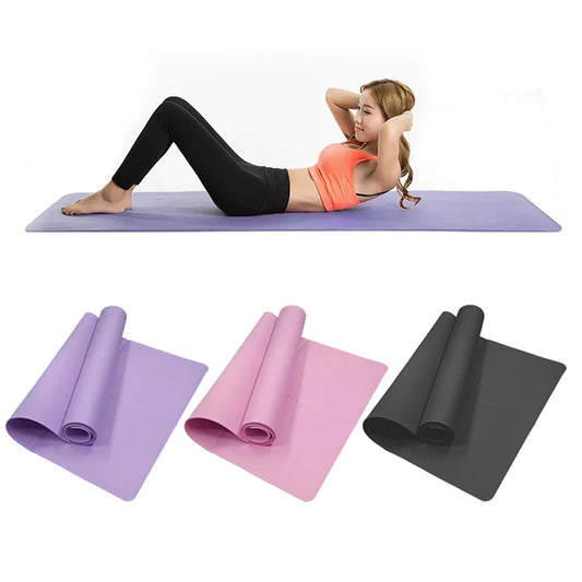 Tapis de Yoga 4mm Antidérapant – Confort & Stabilité