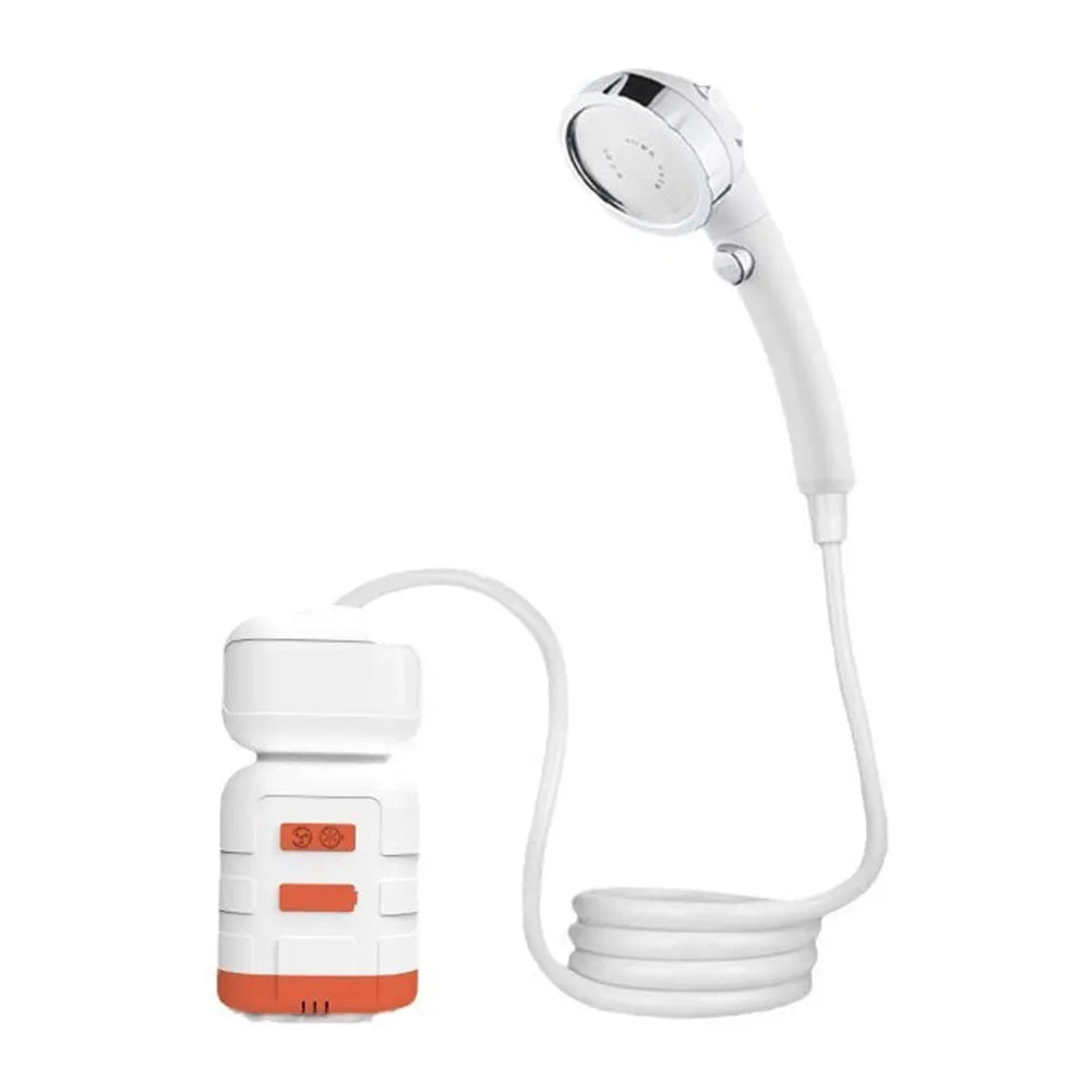 Douche de Camping 2-en-1 avec Lampe LED Rechargeable IPX7