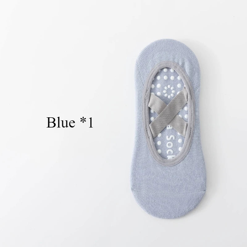 Chaussettes Antidérapantes Femme – Yoga, Pilates & Fitness