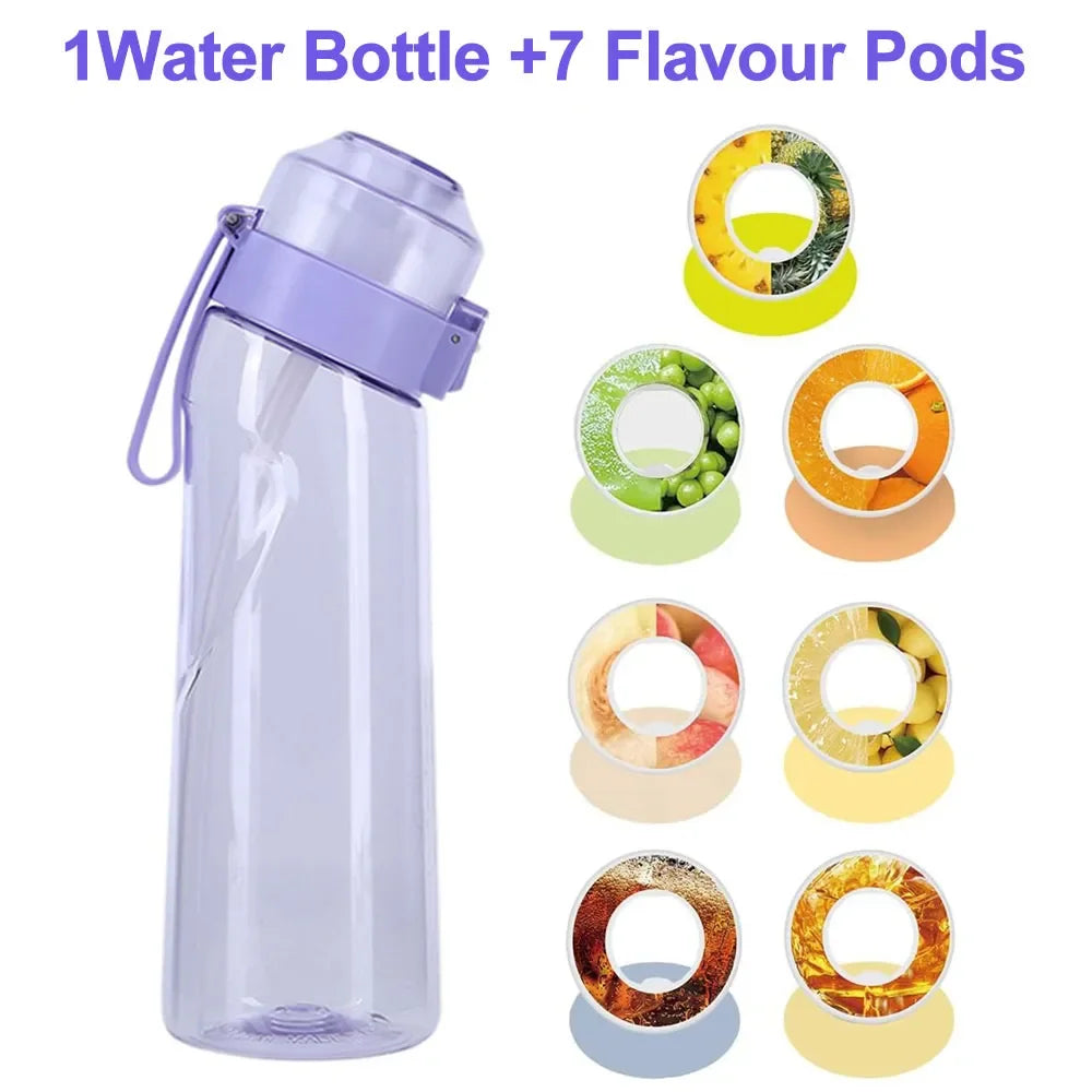 Gourde Aromatisée 650ml – 7 Capsules de Fruits & Sans BPA