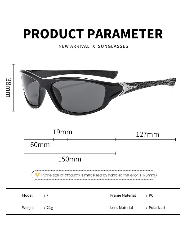 Lunettes de Soleil Sport Polarisées UV400 – MOONBIFFY
