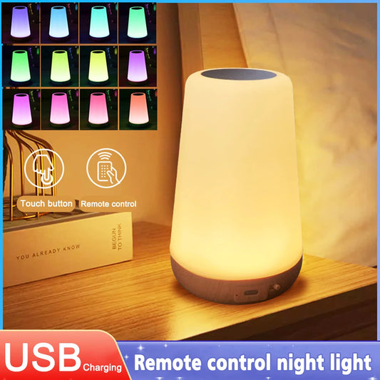 Lampe LED Tactile 13 Couleurs – Rechargeable & Télécommande