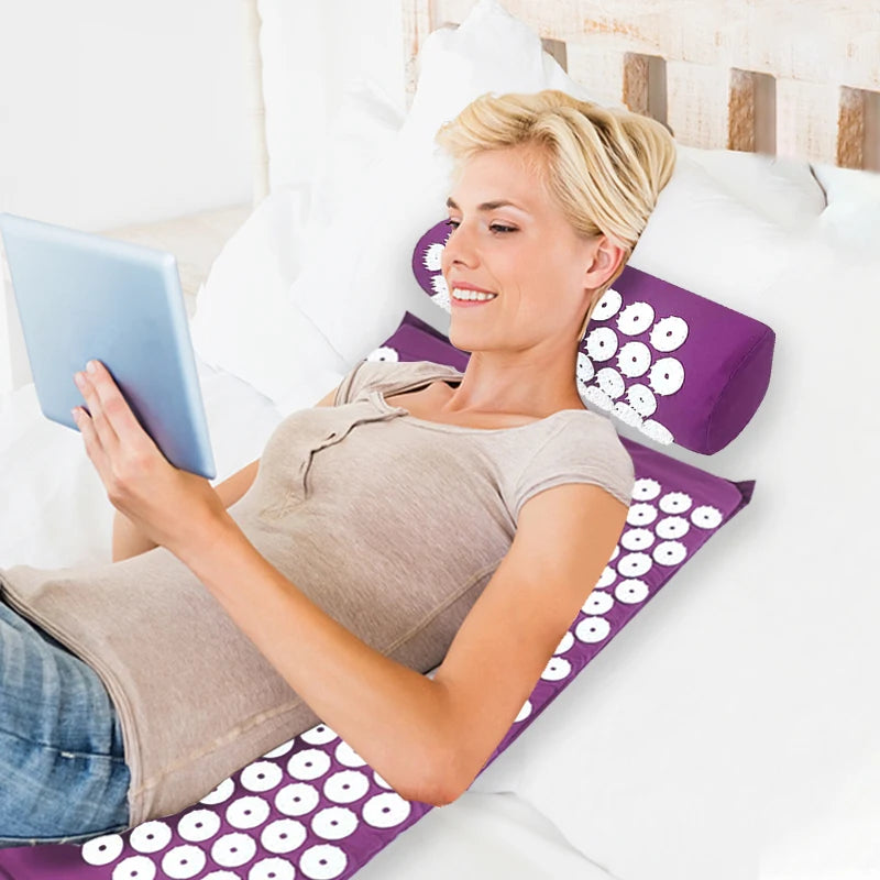 Coussin de Massage Yoga – Relaxation Dos & Nuque