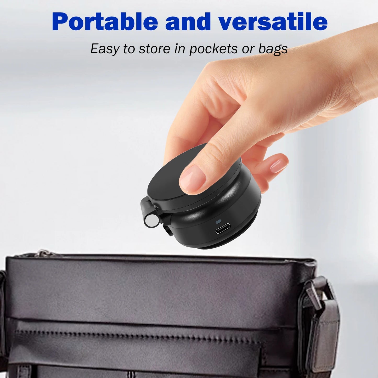 Support Téléphone Magnétique 360° à Ventouse – Universel & Pliable