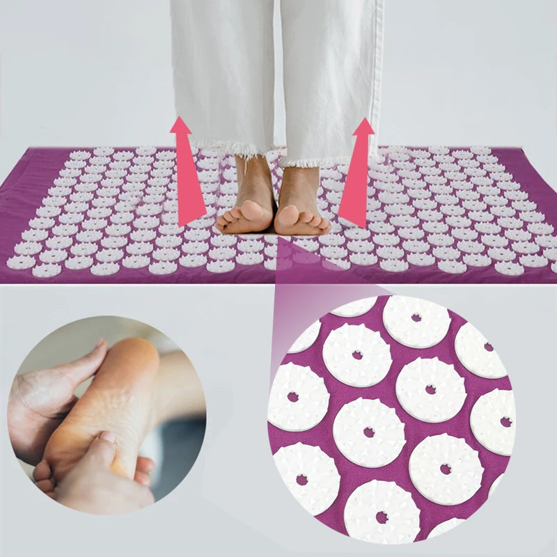 Coussin de Massage Yoga – Relaxation Dos & Nuque