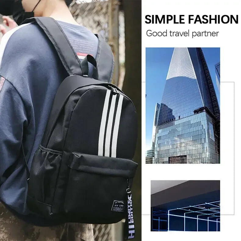 Sac à dos unisexe canvas – école, sport & voyage