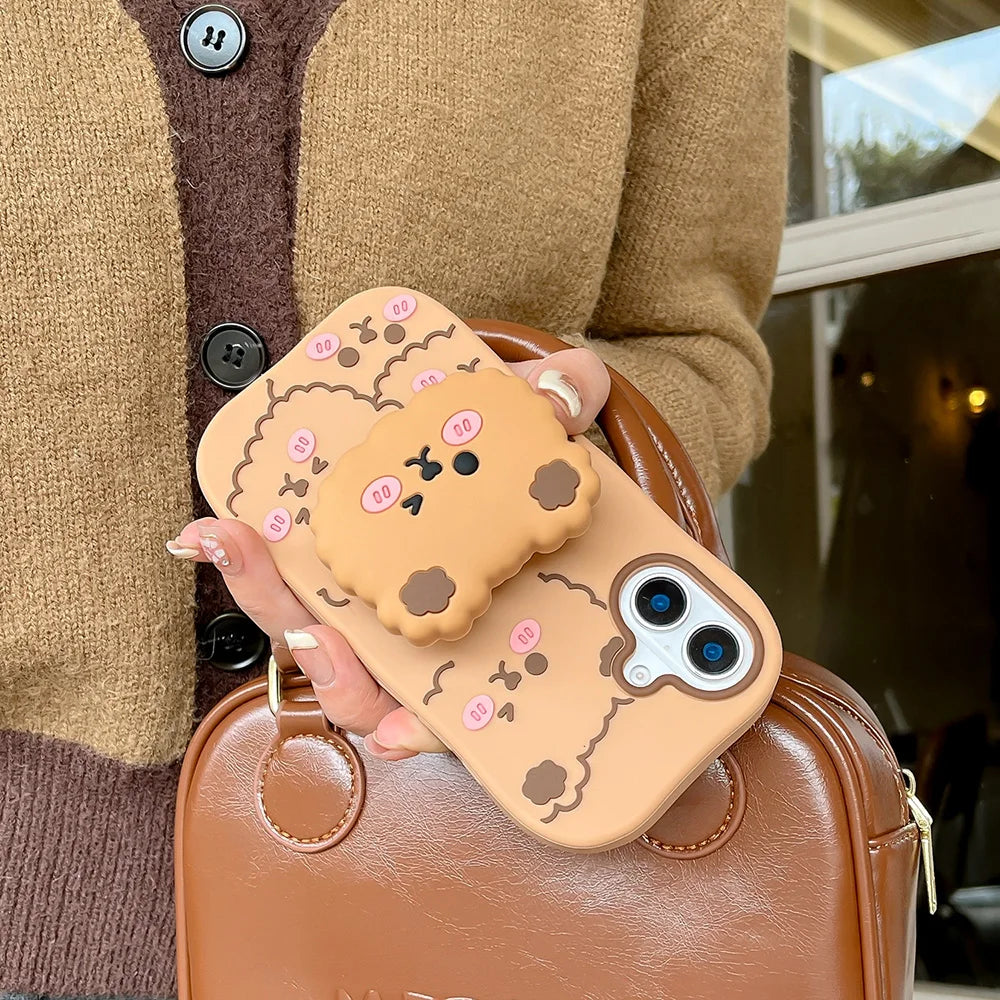 Coque Ours Mignonne™ – iPhone 11 à 16 Pro Max