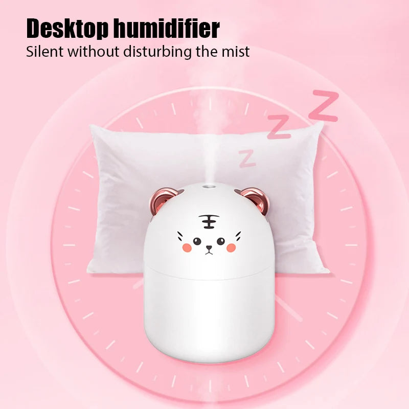 Mini Humidificateur USB 250ML – Brume & Arômes