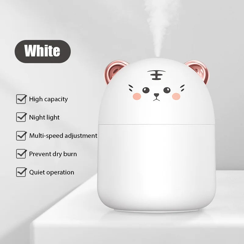 Mini Humidificateur USB 250ML – Brume & Arômes