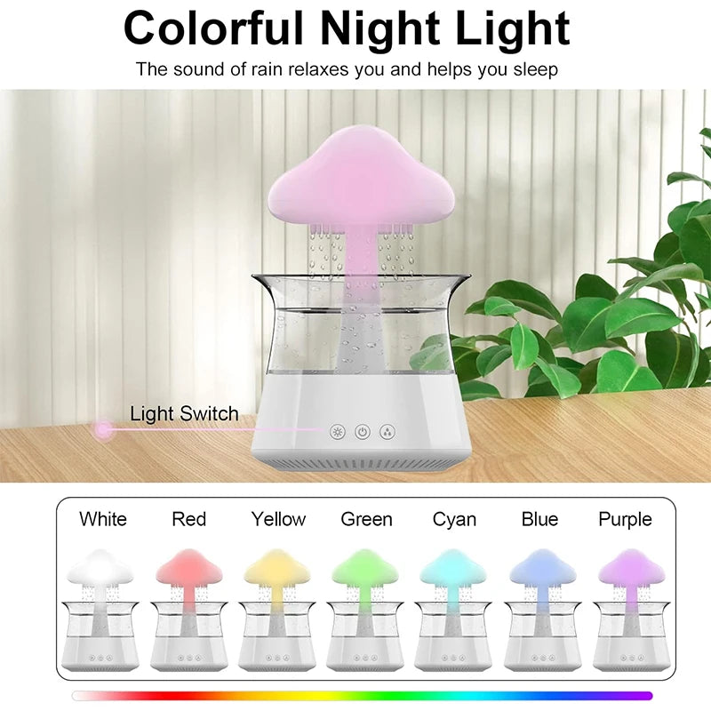 Humidificateur Pluie & Veilleuse