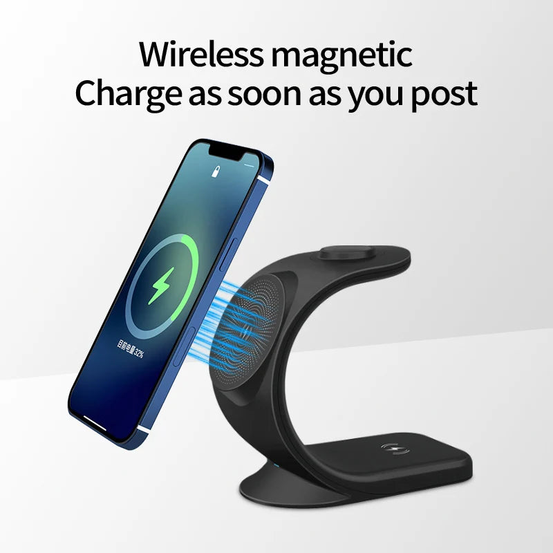 Support MagSafe 3-en-1 – Chargeur iPhone, Watch & AirPods
