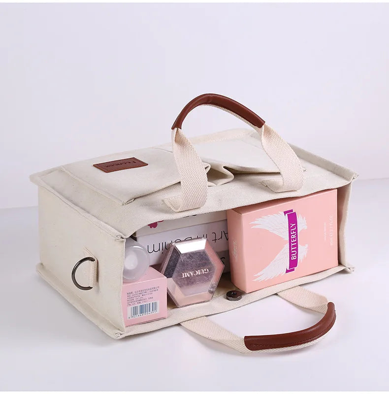 Sac tote canvas femme – moyen & polyvalent